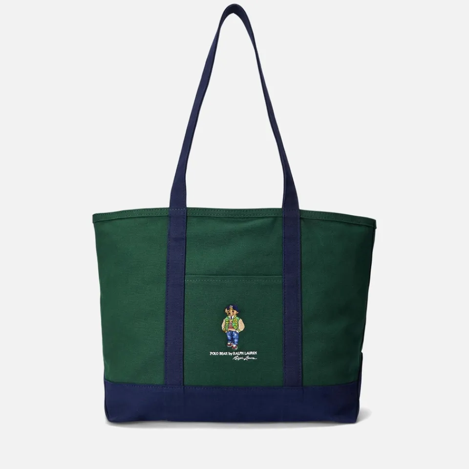 Bags|Holiday Bags|Polo Ralph Lauren Polo Bear Cotton Canvas Tote Bag