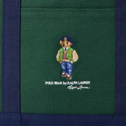 Bags|Holiday Bags|Polo Ralph Lauren Polo Bear Cotton Canvas Tote Bag