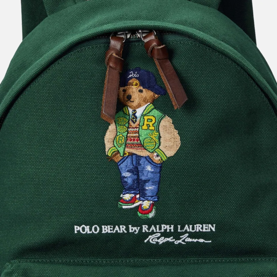 Bags|Holiday Bags|Polo Ralph Lauren Polo Bear Canvas Backpack