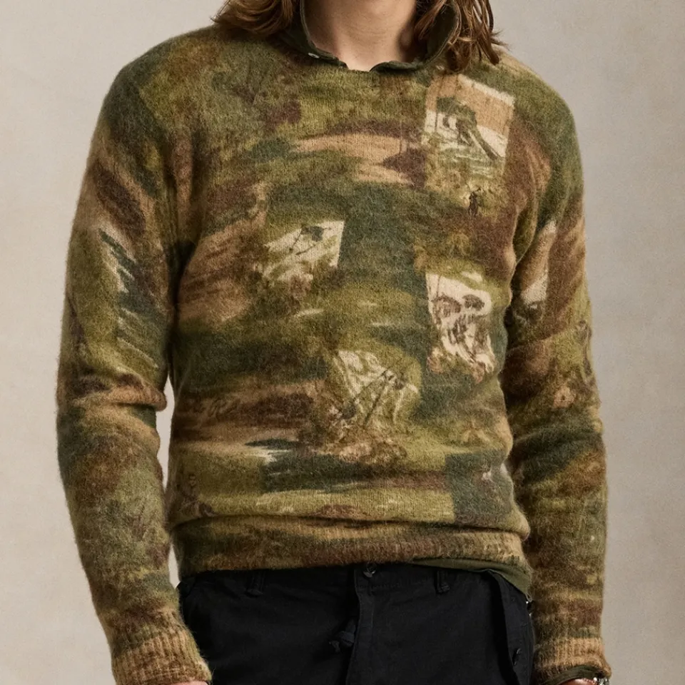 Knitwear|Dr. Martens Polo Ralph Lauren Printed Knit Jumper - S