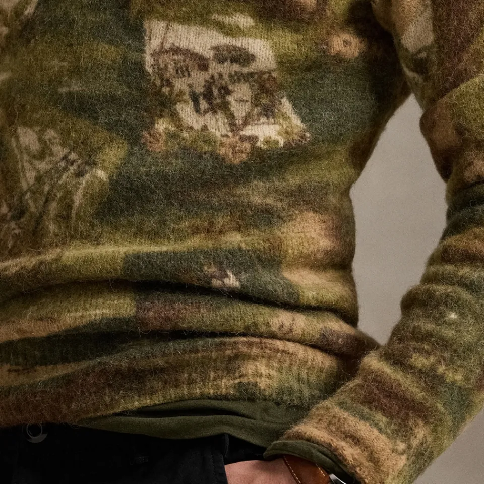 Knitwear|Dr. Martens Polo Ralph Lauren Printed Knit Jumper - S