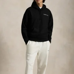 Sweatshirts|MARANT Polo Ralph Lauren Printed Logo Cotton-Blend Jersey Hoodie - M