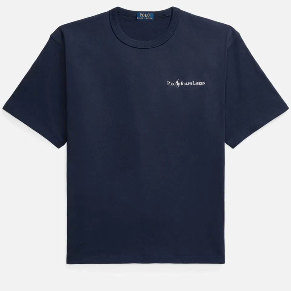 T-Shirts|T-Shirts|Polo Ralph Lauren Printed Script Cotton-Jersey T-Shirt - XXL