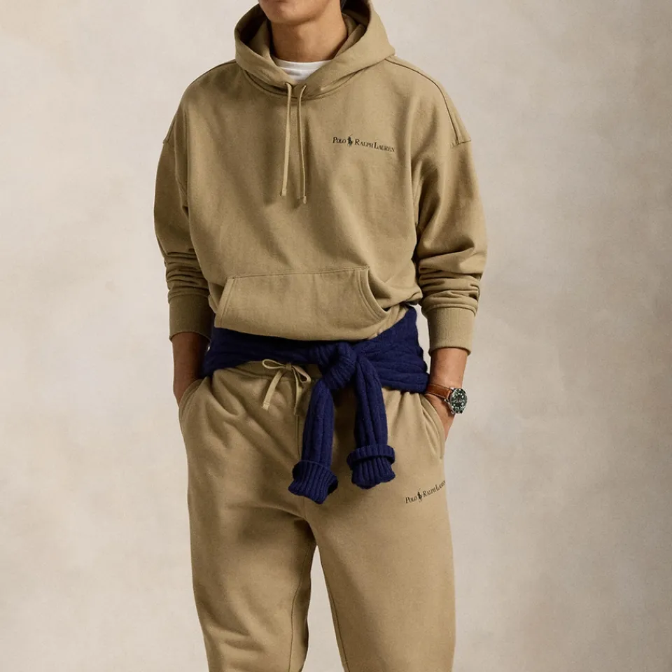 Sweatshirts|Dr. Martens Polo Ralph Lauren Printed Logo Cotton-Blend Jersey Hoodie - S