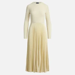 Dresses|Dresses|Dr. Martens Polo Ralph Lauren Ribbed-Knit Plissé Dress - XS