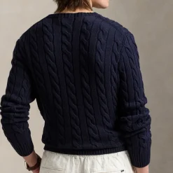 Knitwear|Birkenstock Polo Ralph Lauren Roving Cotton Cable-Knit Jumper - XL