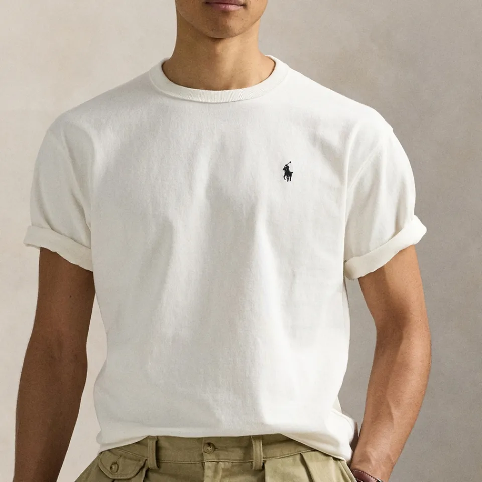 T-Shirts|T-Shirts|Polo Ralph Lauren Script Logo Cotton-Jersey T-Shirt - S