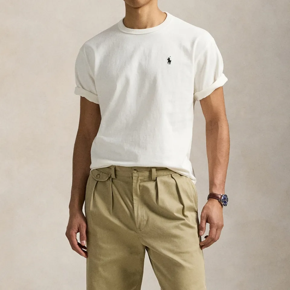T-Shirts|T-Shirts|Polo Ralph Lauren Script Logo Cotton-Jersey T-Shirt - S