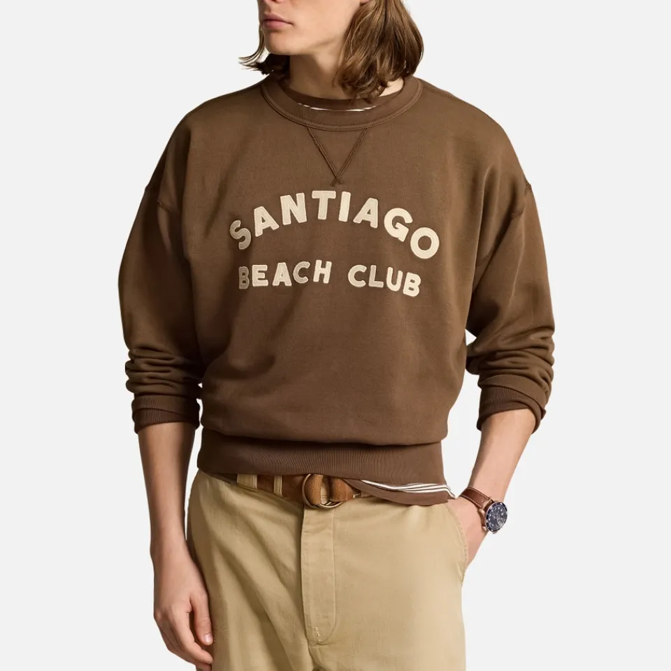 Sweatshirts|Dr. Martens Polo Ralph Lauren Seasonal Cotton-Blend Fleece Sweatshirt - L