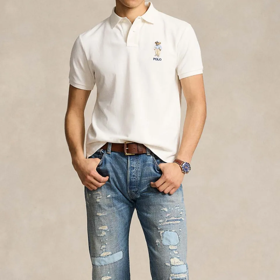 Polo Shirts|Dr. Martens Polo Ralph Lauren Slim Fit Cottton-Piqué Polo Shirt - XL