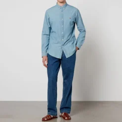 Shirts|Shirts|Dr. Martens Polo Ralph Lauren Slim-Fit Cotton-Chambray Shirt - S