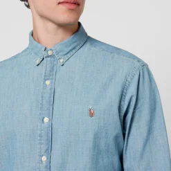 Shirts|Shirts|Dr. Martens Polo Ralph Lauren Slim-Fit Cotton-Chambray Shirt - S