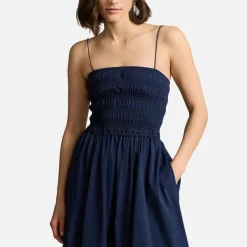 Dresses|Dresses|Dr. Martens Polo Ralph Lauren Smocked Cotton Midi Dress - L