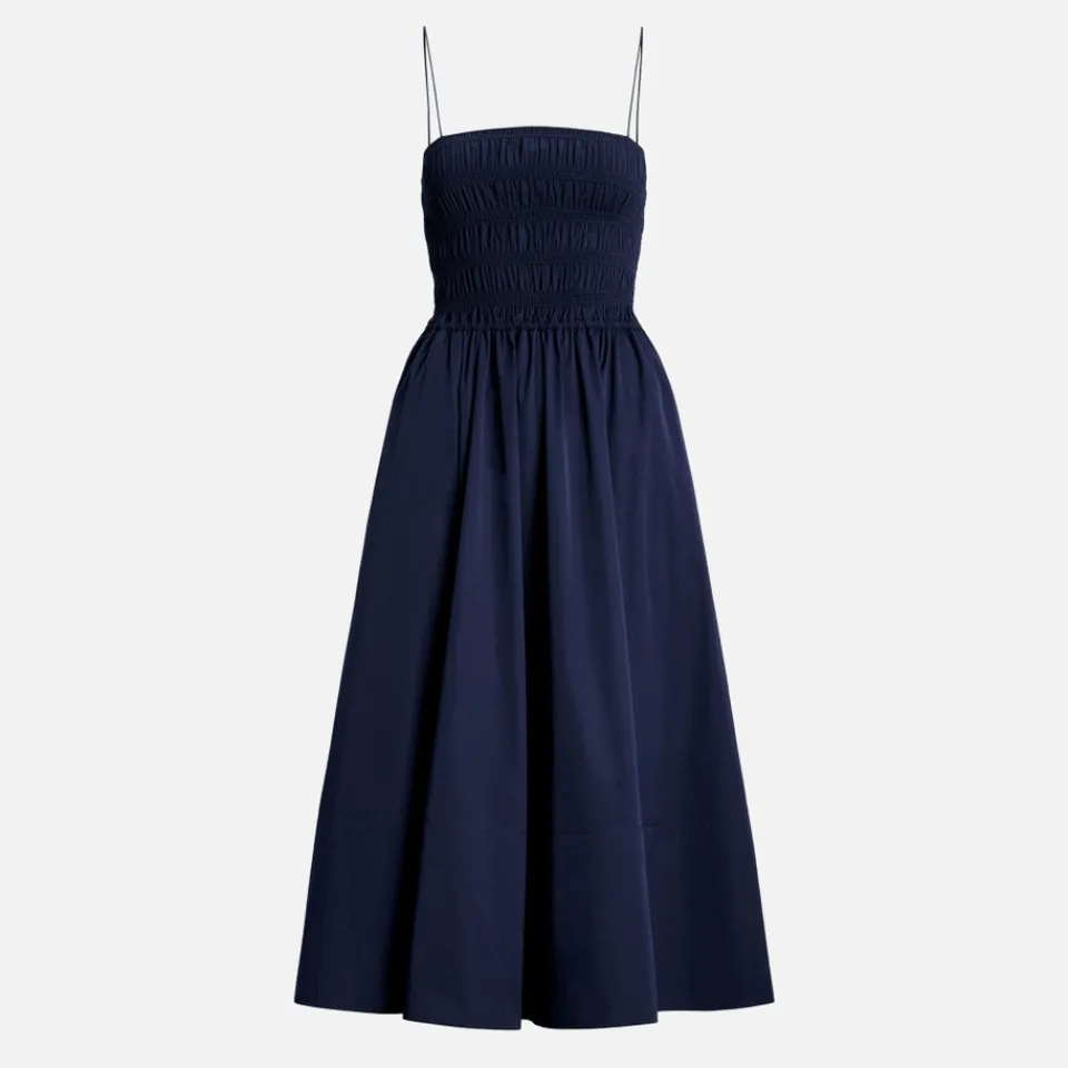 Dresses|Dresses|Dr. Martens Polo Ralph Lauren Smocked Cotton Midi Dress - L