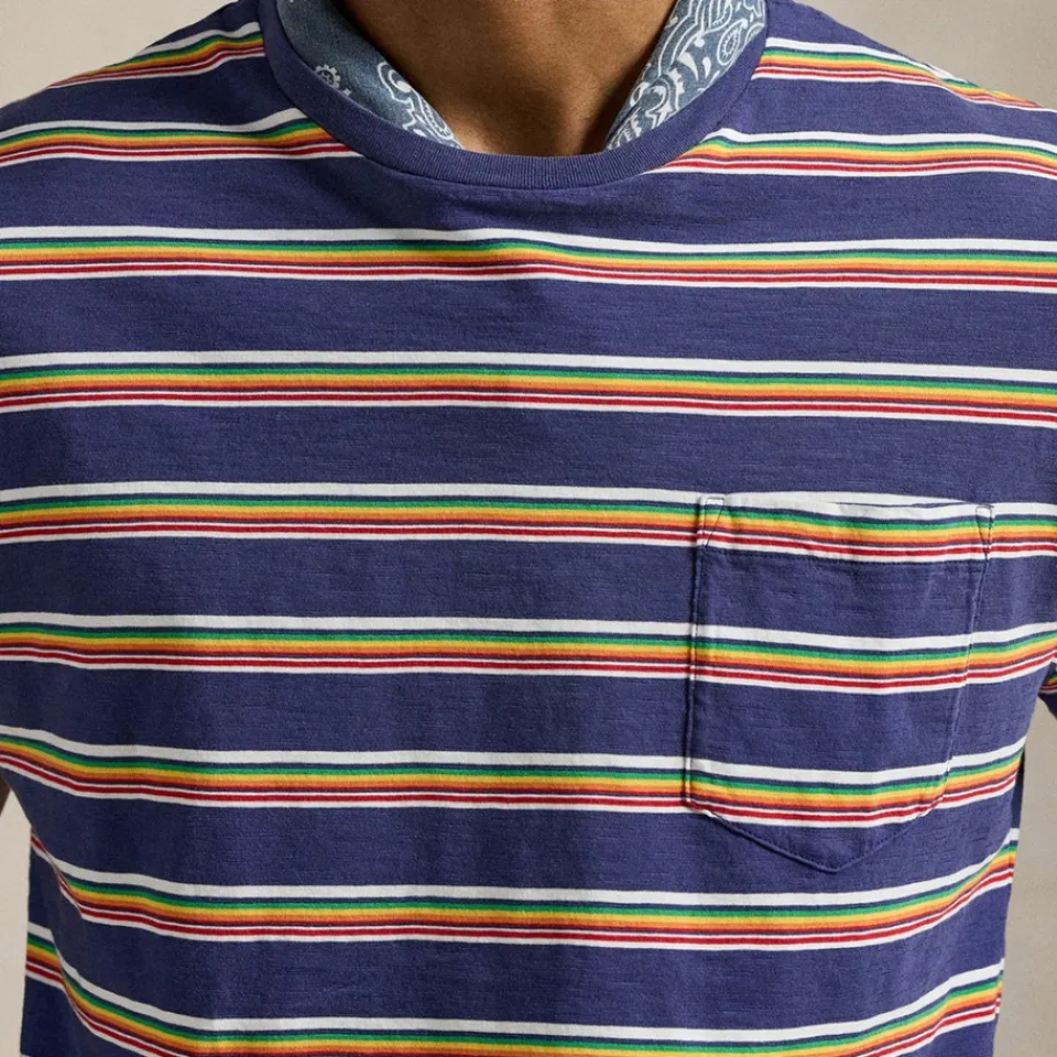 T-Shirts|T-Shirts|Dr. Martens Polo Ralph Lauren Striped Cotton-Jersey T-Shirt - S