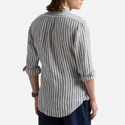 Shirts|Shirts|Dr. Martens Polo Ralph Lauren Striped Linen Shirt - S