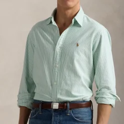 Shirts|Shirts|Polo Ralph Lauren Striped Oxford Cotton Shirt - S