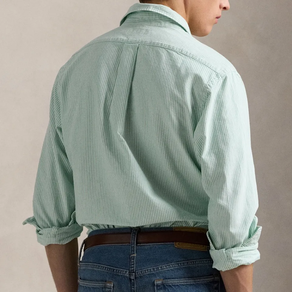 Shirts|Shirts|Polo Ralph Lauren Striped Oxford Cotton Shirt - S