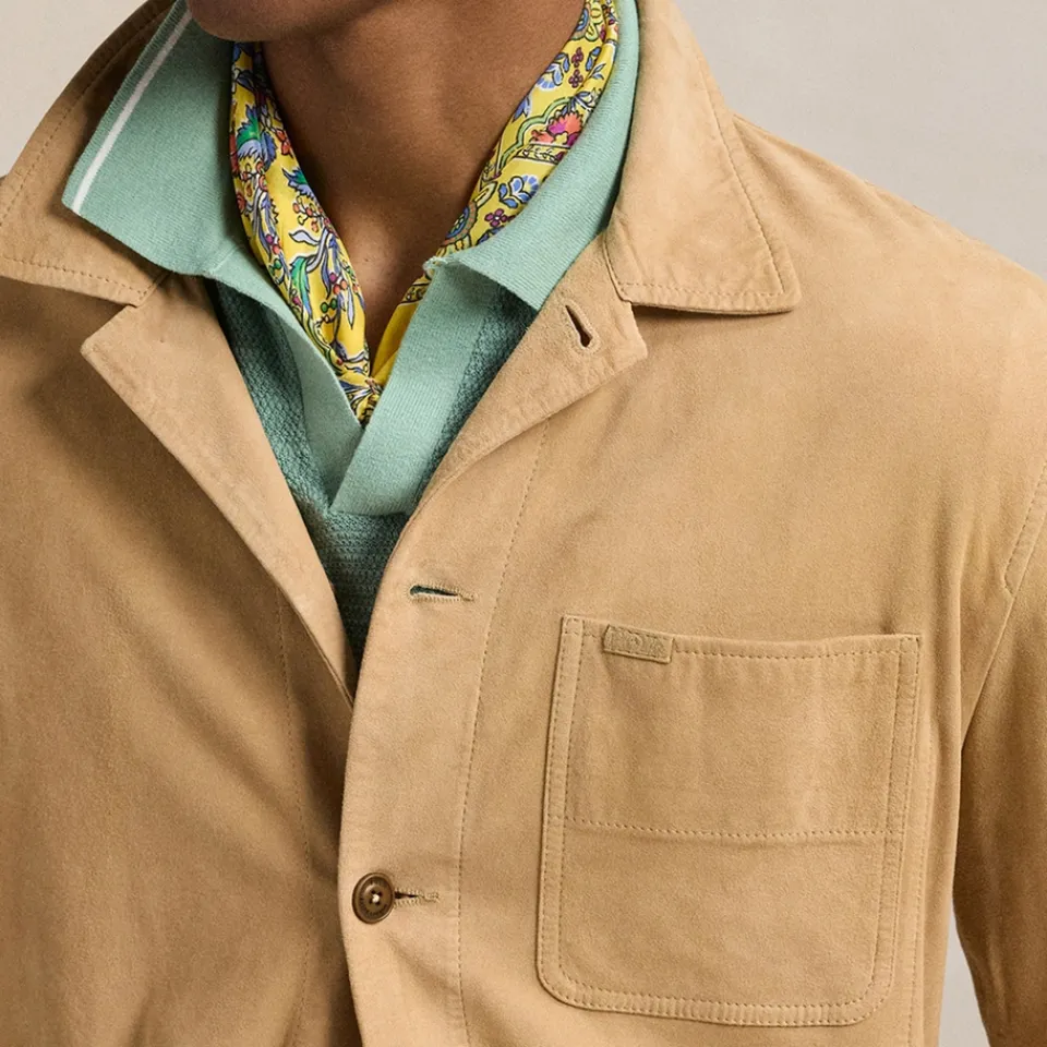 Jackets|Coats|Dr. Martens Polo Ralph Lauren Suede Field Jacket - M