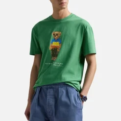 T-Shirts|T-Shirts|Polo Ralph Lauren Summer Bear Cotton-Jersey T-Shirt - S