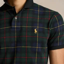 Polo Shirts|Polo Ralph Lauren Tartan Cotton-Piqué Polo Shirt - S