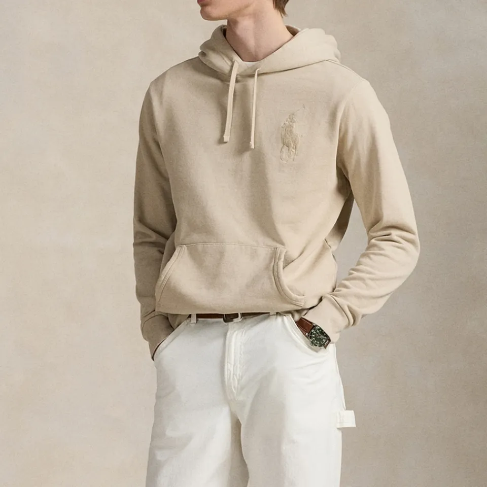 Sweatshirts|Loungewear|Dr. Martens Polo Ralph Lauren Tonal PP Loopback Cotton-Terry Hoodie - S