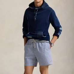 Swimshorts|Swimwear|Polo Ralph Lauren Traveler Seersucker Swimming Trunks - XL