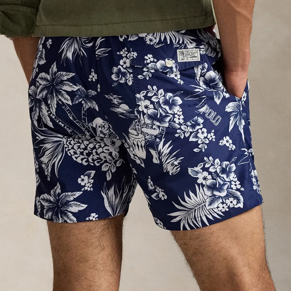 Swimshorts|Swimwear|Dr. Martens Polo Ralph Lauren Traveler Bear Shell Swimming Trunks - S