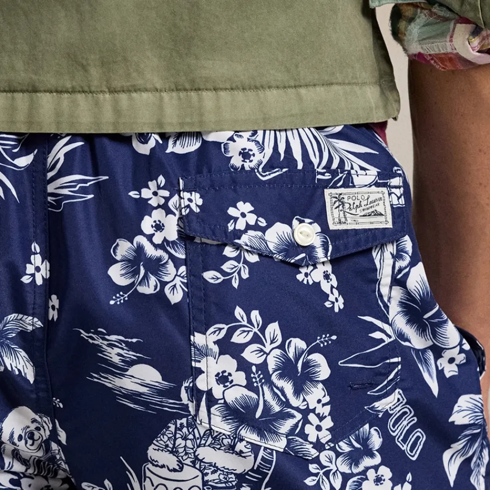 Swimshorts|Swimwear|Dr. Martens Polo Ralph Lauren Traveler Bear Shell Swimming Trunks - S