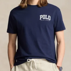 Loungewear|T-Shirts|Dr. Martens Polo Ralph Lauren Varsity Custom-Fit Cotton-Jersey T-Shirt - M