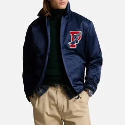 Coats|Dr. Martens Polo Ralph Lauren Vintage Varsity Cotton-Blend Satin Jacket - M