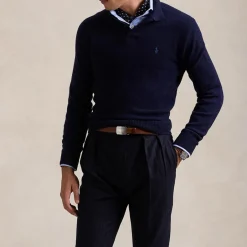 Knitwear|Dr. Martens Polo Ralph Lauren Wool Cashmere-Blend Jersey Jumper - M