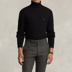 Knitwear|Dr. Martens Polo Ralph Lauren Wool Cashmere-Blend Cable Knit Jumper - L