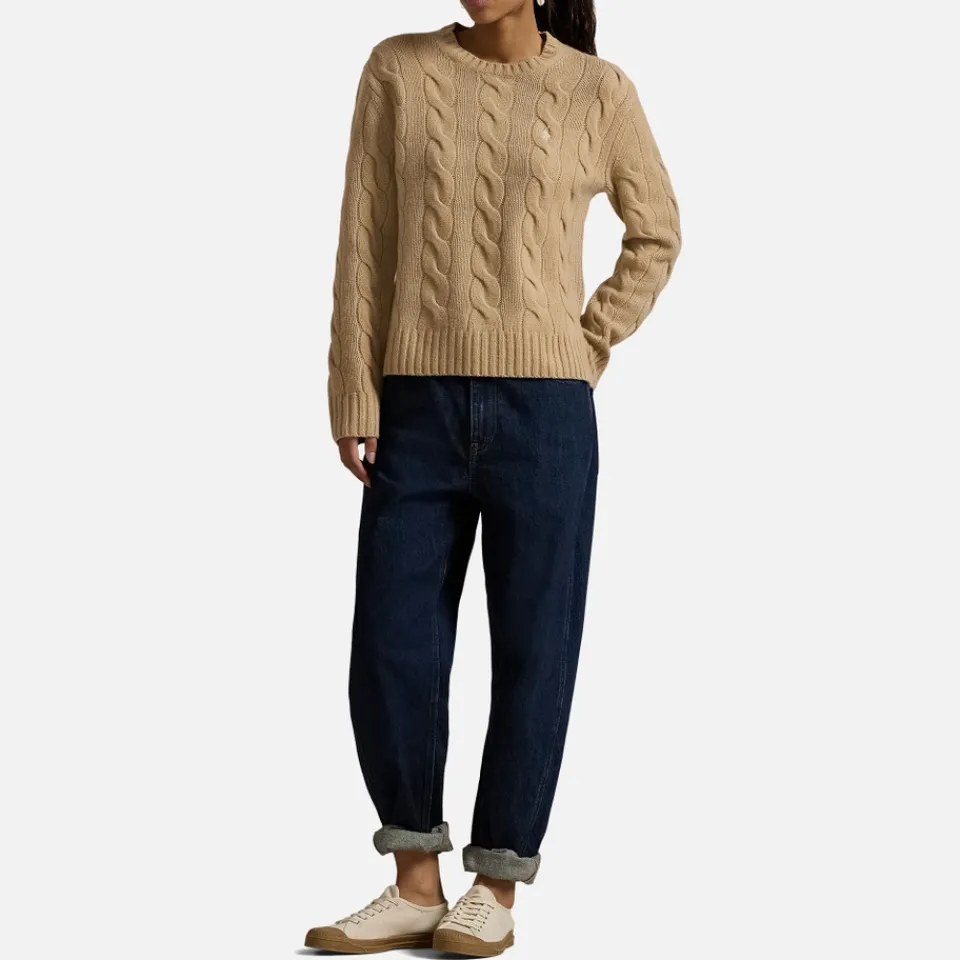 Knitwear|Dr. Martens Polo Ralph Lauren Wool-Blend Cable Knit Pullover - S