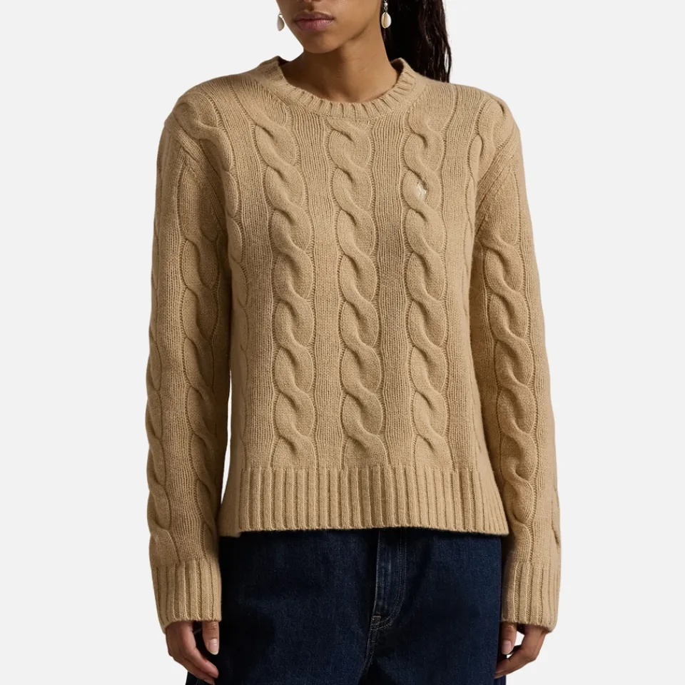 Knitwear|Dr. Martens Polo Ralph Lauren Wool-Blend Cable Knit Pullover - S