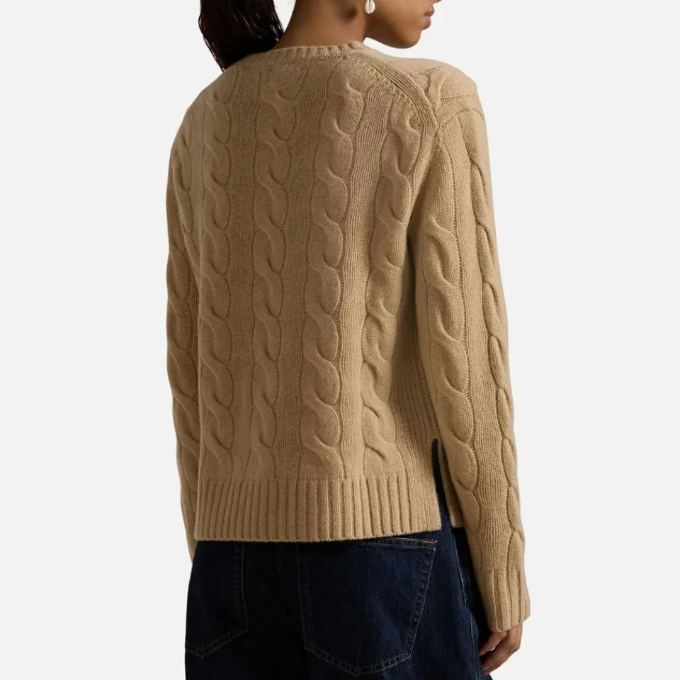 Knitwear|Dr. Martens Polo Ralph Lauren Wool-Blend Cable Knit Pullover - S