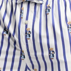 Loungewear|Polo Ralph Lauren Woven Cotton Short Sleeve Bear Pyjama Set - M