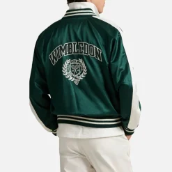 Jackets|Coats|Dr. Martens Polo Ralph Lauren x Wimbledon Varsity Cotton-Blend Jacket - S