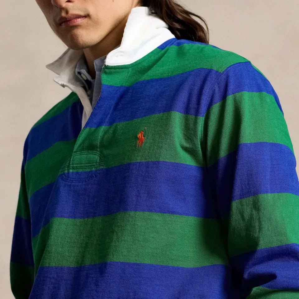 T-Shirts|T-Shirts|Dr. Martens Polo Ralph Lauren Yarn Dyed Cotton-Jersey Rugby Top - S