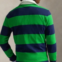 T-Shirts|T-Shirts|Polo Ralph Lauren Yarn-Dyed Cotton-Jersey Rugby Top - S