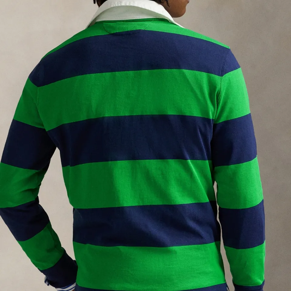 T-Shirts|T-Shirts|Polo Ralph Lauren Yarn-Dyed Cotton-Jersey Rugby Top - S
