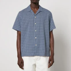 Shirts|Shirts|PS Paul Smith Boxy Pattern Jacquard Cotton Shirt - XXL