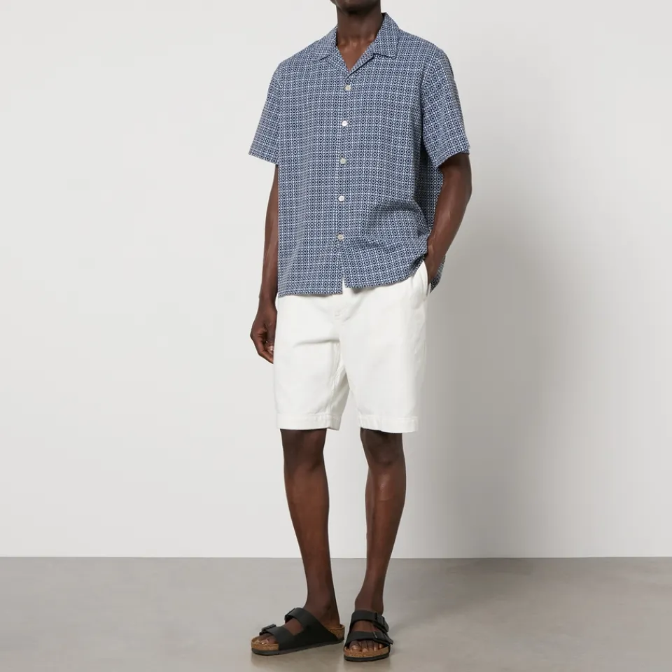 Shirts|Shirts|PS Paul Smith Boxy Pattern Jacquard Cotton Shirt - XXL
