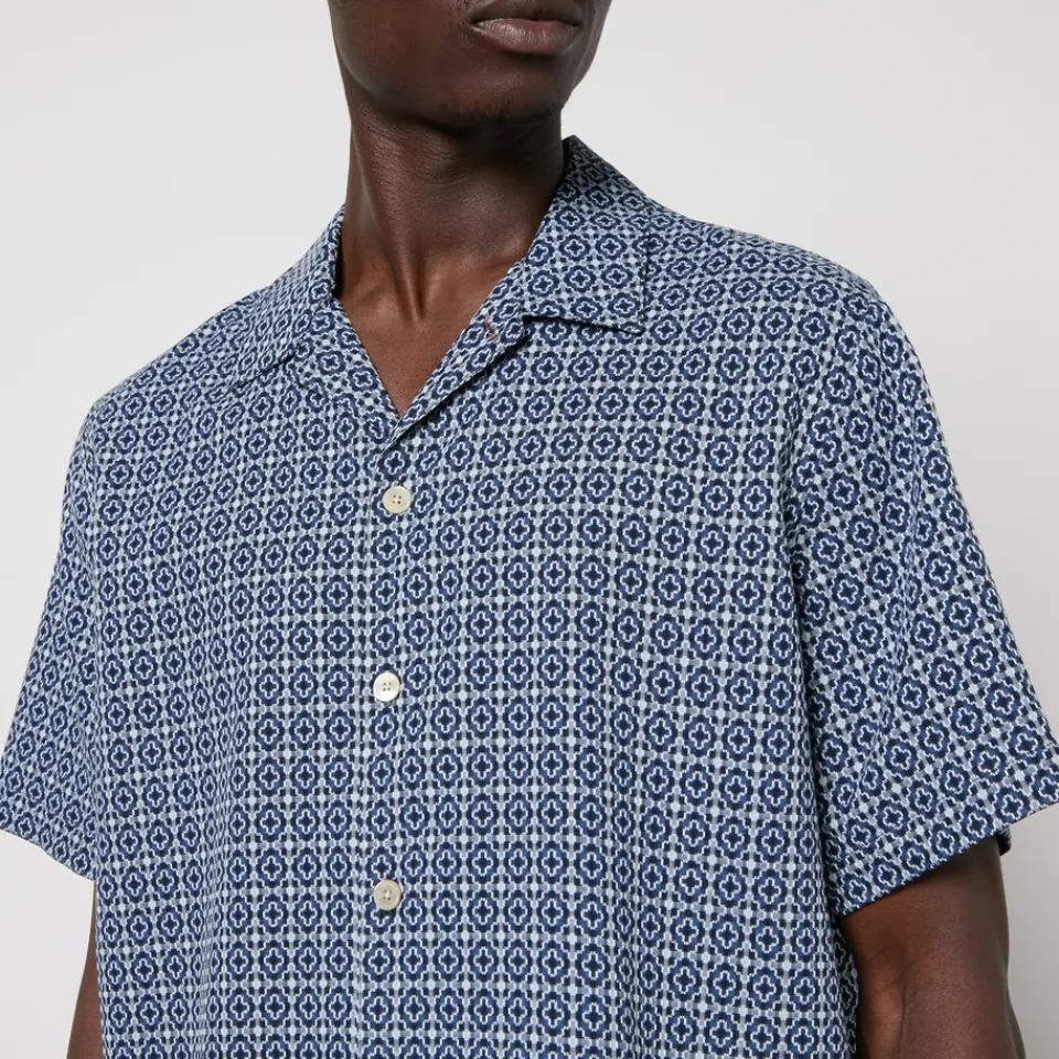 Shirts|Shirts|PS Paul Smith Boxy Pattern Jacquard Cotton Shirt - XXL