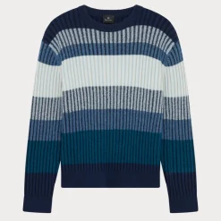 Knitwear|Dr. Martens PS Paul Smith Large Striped Knit Jumper - M