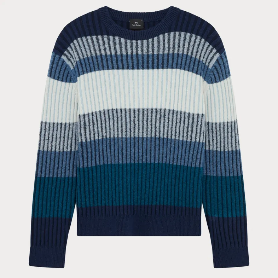 Knitwear|Dr. Martens PS Paul Smith Large Striped Knit Jumper - M