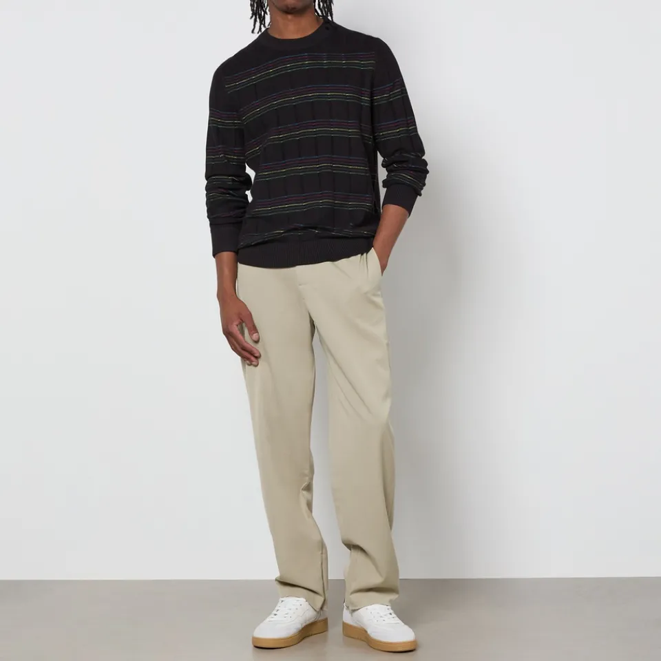 Knitwear|Dr. Martens PS Paul Smith Striped Cotton-Knit Crew-Neck Jumper - S