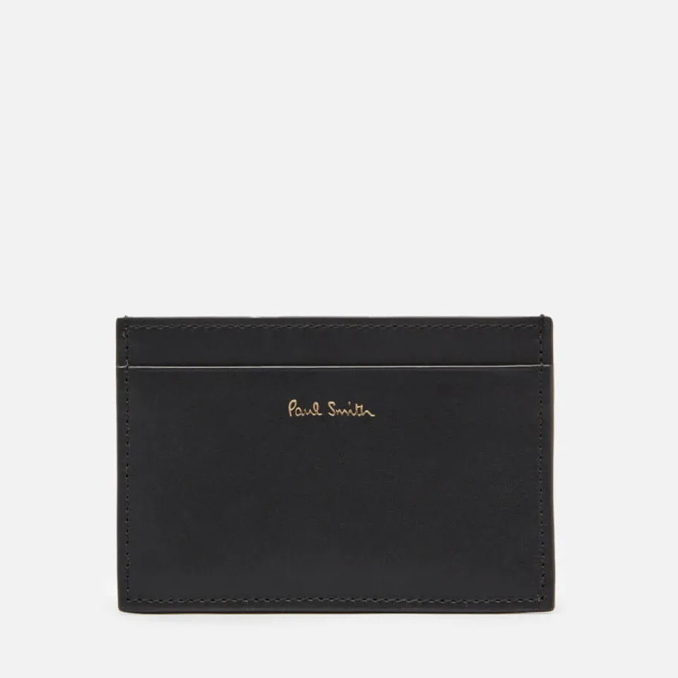 Wallets|PS Paul Smith Striped Leather Credit Card Case