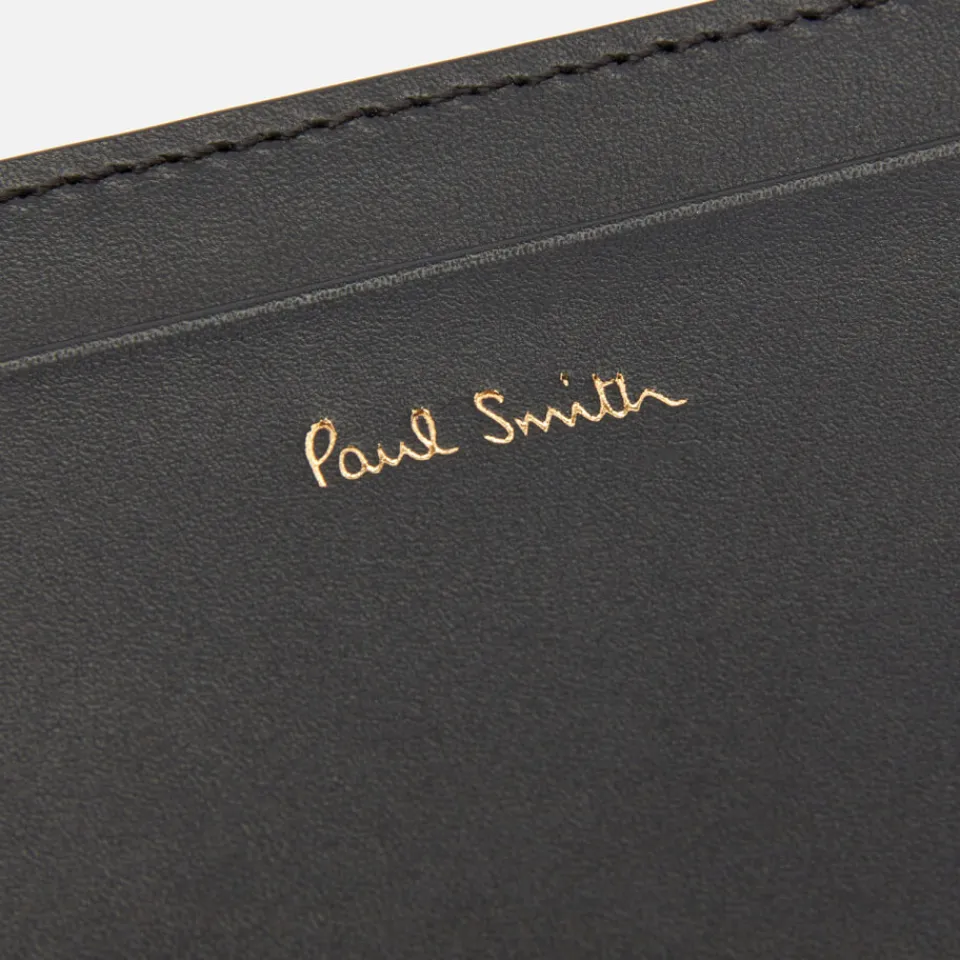Wallets|PS Paul Smith Striped Leather Credit Card Case