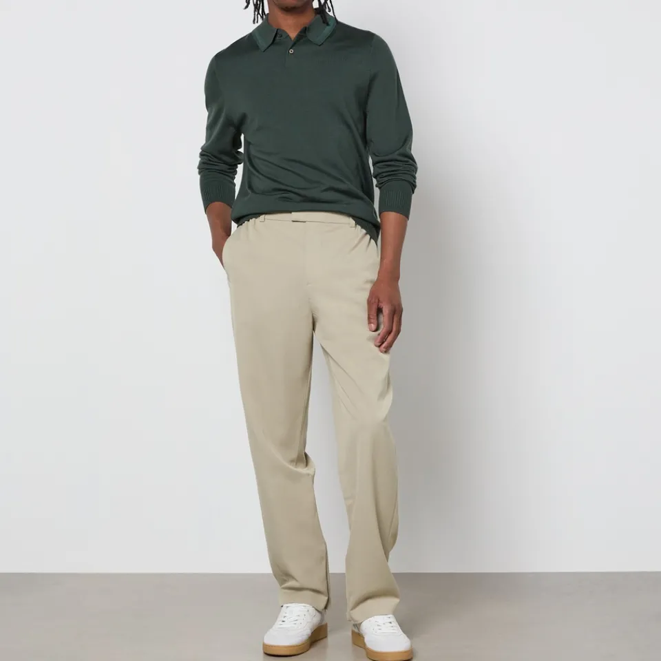 Polo Shirts|Dr. Martens PS Paul Smith Striped Merino Wool Polo Shirt - M